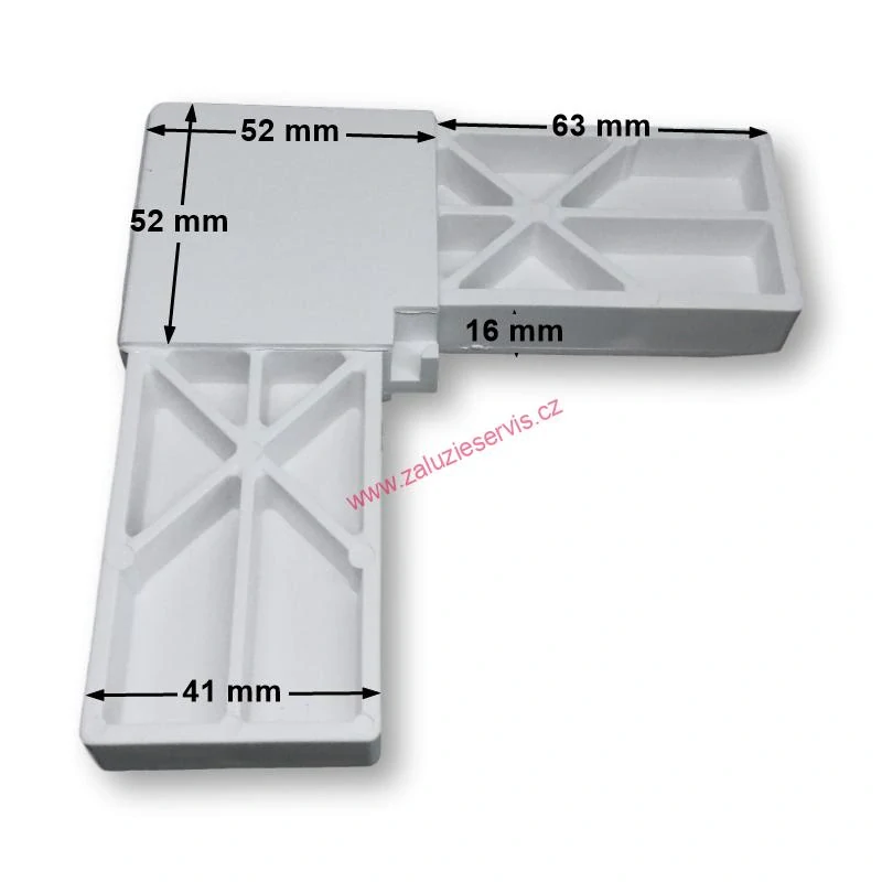 Vnější roh dveřní sítě 50x20