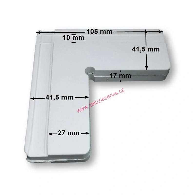 Vnitřní roh dveřní sítě 50x20