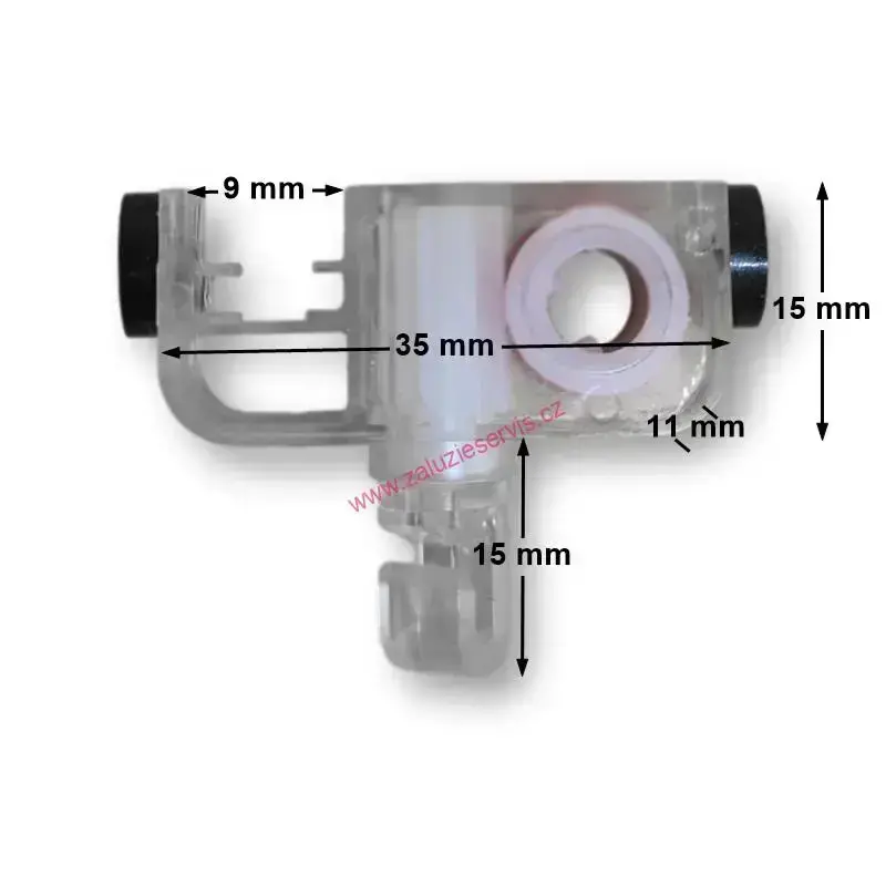 Široký jezdec s háčkem