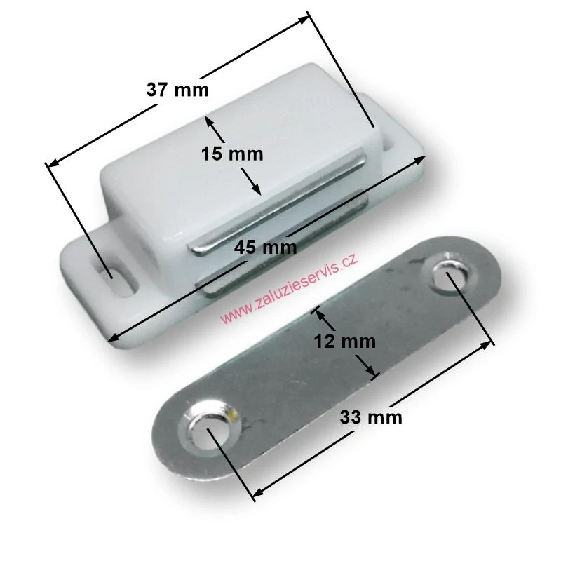 Magnet k dveřní síti